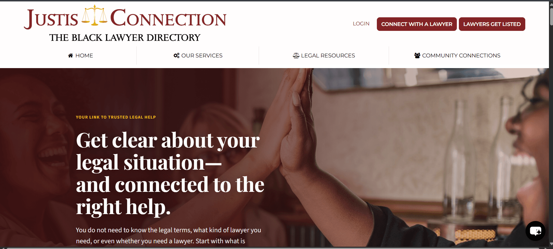 Justis Connection, the legal directory platform The Legal Layer is built for