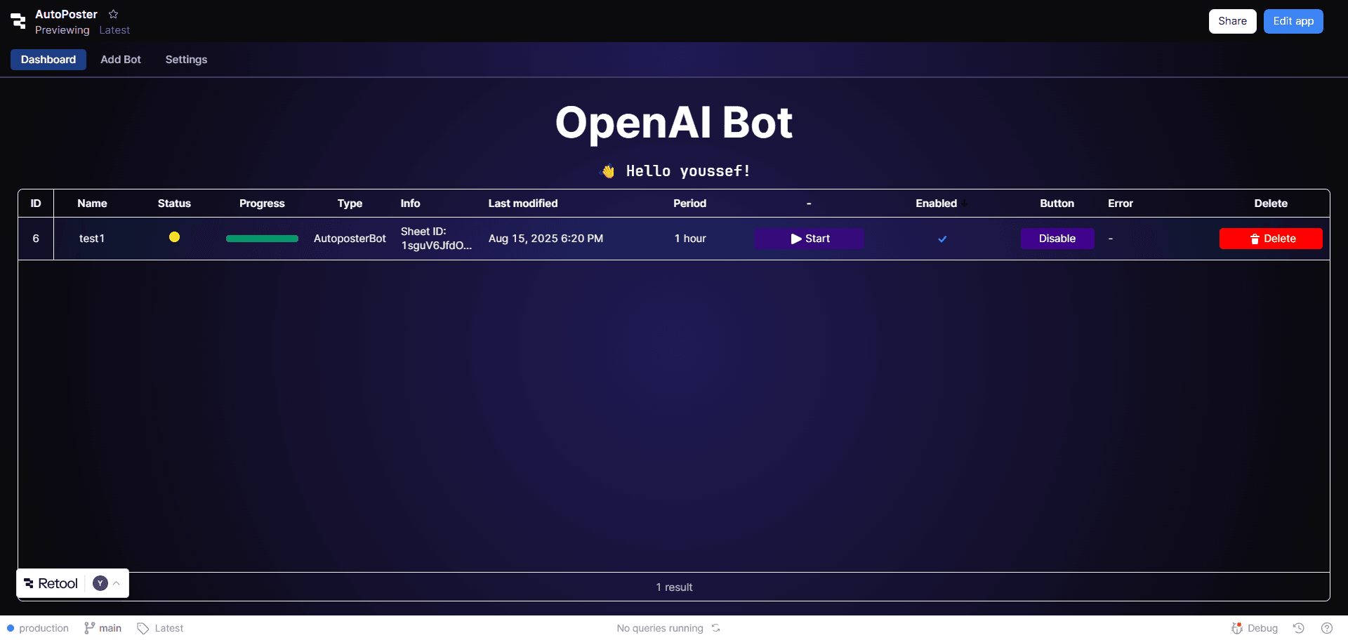 AutoPoster Dashboard